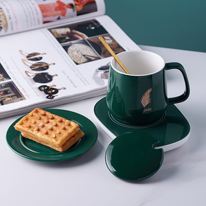 Calentador de tazas inteligente de cerámica de 55 grados de color personalizado con juego de tazas termostáticas Taza inteligente con control de temperatura con caja de regalo - Product Image 5