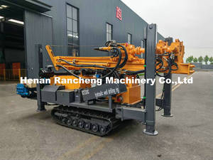 Machine de forage de puits d'eau peu profonds de 200 mètres, type chenillé, 58 kW, pour la vente - Product Image 3