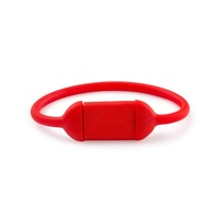 Flash Drive USB 2.0 Silikon OEM Baru 4GB-64GB dengan Kotak Hadiah Custom Pendrive