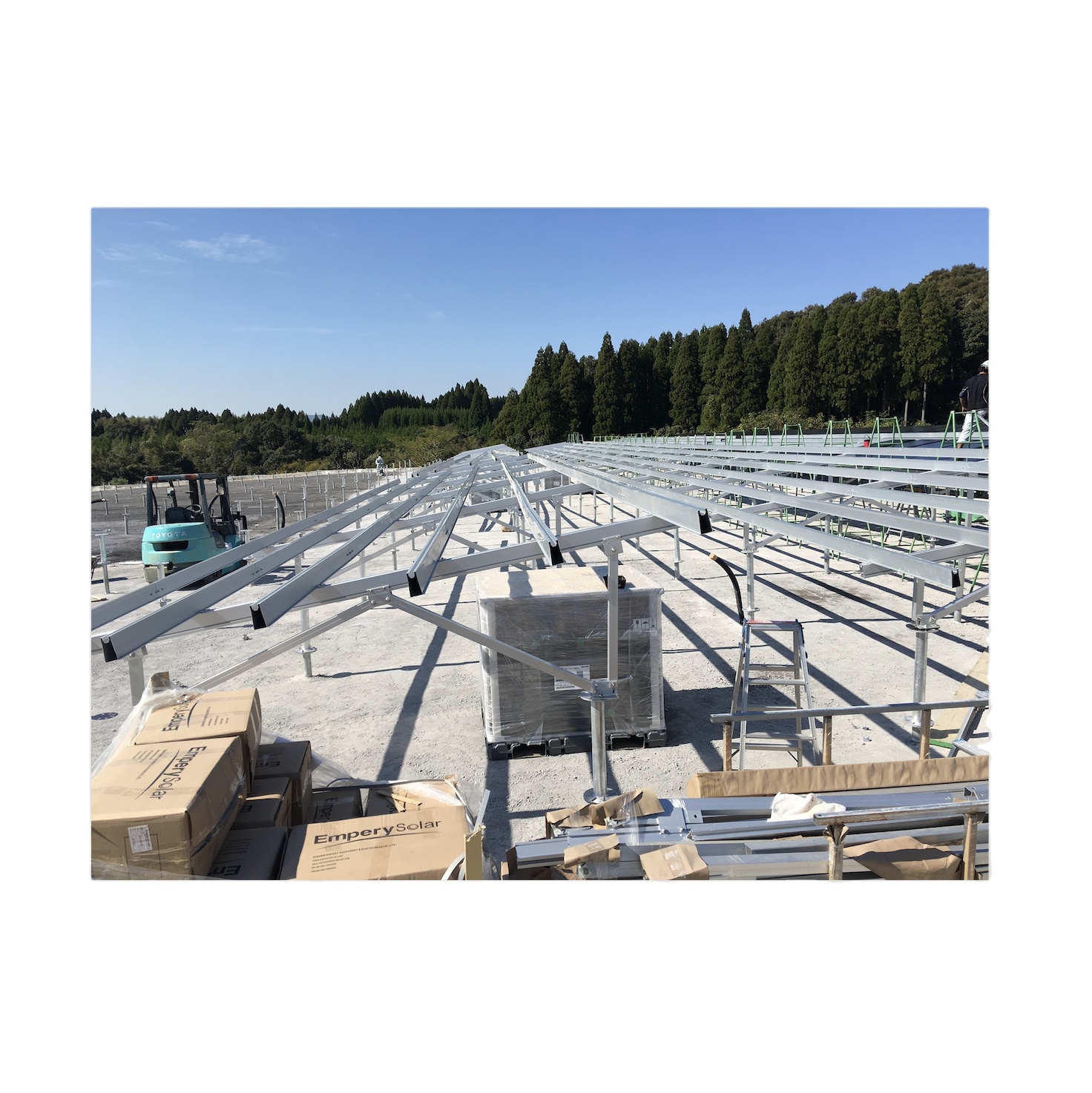 pv panel mounting system vertical