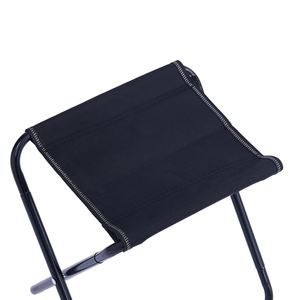 Chaise pliante en métal portable avec logo personnalisé, activités de plein air pour pique-niques, camping, pêche, petit banc de jardin moderne - Product Image 3