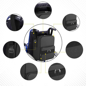 Hanging Wheelchair Armrest Pouch Bag for Side of <b>Chair</b> Arm Rest Storage Accessories for Electric Manual or Powered <b>Chairs</b> - Product Image 3