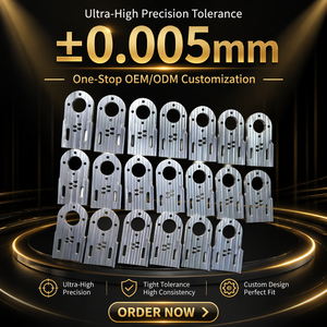 บริการงานกลึง CNC ความแม่นยำสูง 0.005 มม. ชิ้นส่วนอะลูมิเนียมอัลลอยด์แบบกำหนดเอง รับผลิตตามแบบ OEM งานกัดกลึง CNC สำหรับยานยนต์และหุ่นยนต์ - Product Image 1