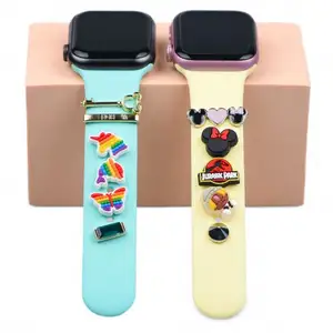 Watch Band Bar Decorative Ring for Strap Creative Nails Watchband Accessories iWatch Bracelet