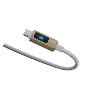 Cable USB a Micro USB NCC 18W XC-0405 con Pantalla Digital y Conectores de Aleación de Zinc 1.2M Carga Ultra Rápida PD (Negro Jet) - Product Image 2