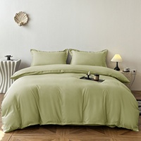 Parures de lit de style européen et américain, solides, personnalisées, 4 pièces, 6 pièces, taille Queen, King