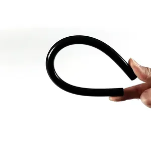 Vara de cola quente preta de extensões de cabelo, 11mm, adaptado para personalização de cabelos, barra de pegamento caliente