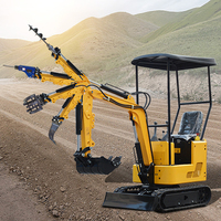 Mini Excavator Crawler 1.2ton EPA Euro 5 Hidrolik Shimadzu Gratis Ongkir Bekas Pakai Pertanian Komponen Inti Motor Pompa
