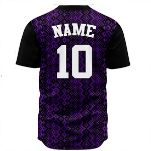 Chemises de baseball en polyester respirant Logo personnalisé Maillot de baseball et de softball Séchage rapide Uniforme de baseball - Product Image 2