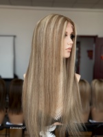 Perruques en cheveux humains SHY Medical, entièrement nouées à la main, nœuds invisibles, ligne de cheveux sans couture, remplacement capillaire pour distributeurs et vente en gros
