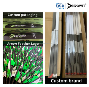 Flechas <span class=keywords><strong>de</strong></span> Carbono para Ballesta <span class=keywords><strong>de</strong></span> 6.2mm, 20/22 Pulgadas, Puntas <span class=keywords><strong>de</strong></span> Acero, para <span class=keywords><strong>Caza</strong></span> y Tiro con Arco, en Venta - Product Image 2