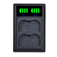 Chargeur de batterie double canal léger et durable EN-EL15 pour appareils photo Z7 II, Z8, Zf, D810A, D850, D7000, D7100, D7200, D7500, 1 V1