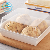 Boîtes d'emballage alimentaire jetables biodégradables colorées pour sushis, pain, gâteaux et sandwichs - Boîtes rigides en kraft, options personnalisées