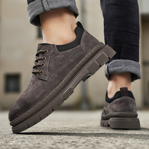 Botas de Tobillo de Piel Genuina con Cierre de Cordones, Impermeables, Antideslizantes y con Suela Gruesa para Otoño y Actividades al Aire Libre - Product Image 4