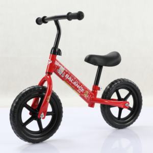 Vélo d'équilibre sans pédales rose, rouge et vert pour enfants, vélo d'entraînement pour les débutants de tous âges - Product Image 2