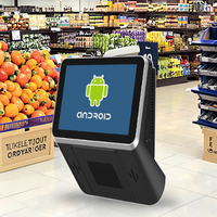 Vérificateur de prix tactile capacitif Android 8 pouces avec lecteur de codes-barres Caisse enregistreuse économique POS pour supermarché