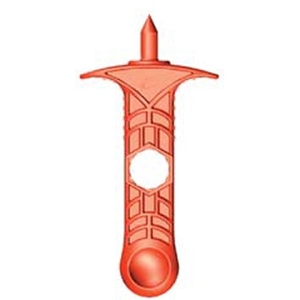 Poinçon universel pour clés de programmateur d'arrosage de jardin, outil en plastique rouge - Product Image 1