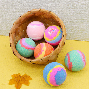 Bombas de Baño Extra Grandes de Lujo Hechas a Mano con Aceites Esenciales, Bombas de Baño Coloridas con Aroma a Océano, Ideas de Regalos para Niños, Él/Ella, Vacaciones, Hogar, SPA - Product Image 1