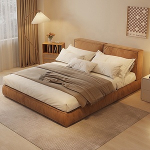 <span class=keywords><strong>Letto</strong></span> in Tessuto Serie Eclettica Tofu Block, Stile Moderno e Semplice, Imbottito a Pavimento, Misura Matrimoniale per Camera da <span class=keywords><strong>Letto</strong></span> - Product Image 4