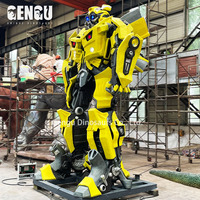 Özelleştirilmiş Gengu Dino Çelik Animatronik Robot Model Simülasyon Robot Adamı İç/Dış Mekan Kullanımı İçin