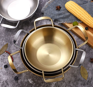 Sartén <span class=keywords><strong>de</strong></span> Acero Inoxidable <span class=keywords><strong>de</strong></span> Alta Calidad a <span class=keywords><strong>Precio</strong></span> <span class=keywords><strong>de</strong></span> Fábrica, Sartén para <span class=keywords><strong>Paella</strong></span> <span class=keywords><strong>de</strong></span> Mariscos con Dos Asas - Product Image 3