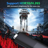 Clé TV IM Android 14 personnalisable, Boîtier Smart TV 8K, 2 Go RAM, 16 Go ROM, Wi-Fi double bande 2.4GHz/5GHz, Ethernet 10/100/1000Mbps, Quad Core