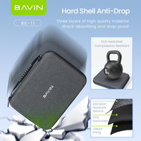 Étui de protection pour tablette BAVIN BE11, en peluche, portable, avec fermeture éclair, accessoires de rangement, pochette pour iPad