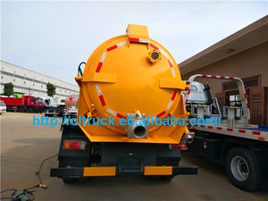 5cbm de vacío de succión camión cisterna 5t camión cisterna de aguas residuales proveedor de fábrica - Product Image 3