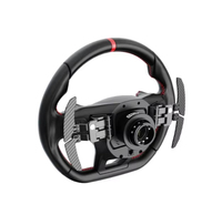 Volante con Licencia Oficial MOZA Racing Revuelto, Fibra de Carbono, Paletas de Doble Embrague, Controles Totalmente Programables para PC