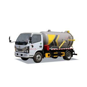 รถดูดสิ่งปฏิกูลแบบเทเองได้ ขนาด 5000 ลิตร ยี่ห้อ Dongfeng ขับเคลื่อน 4x2 สำหรับขนส่งน้ำเสียในประเทศ - Product Image 1