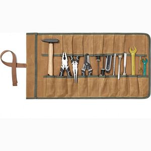 Muestra gratuita: Bolsa de herramientas multifuncional enrollable personalizada para electricistas, con soporte de mano simple, para la seguridad en vehículos, en oferta. - Product Image 4
