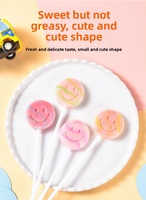 Sucettes aromatisées aux fruits en forme de visage souriant en vrac pour la Journée des enfants 5g