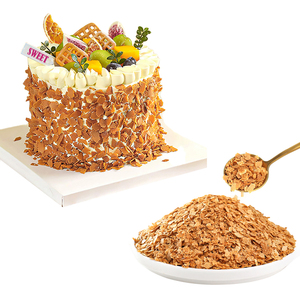 New Hương vị Kem bơ Bánh quy giòn cho bánh cupcake tráng miệng lớp phủ phong phú hương vị giòn Flake đóng gói trong túi - Product Image 1