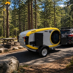 Micro Camper, Remolque de Viaje Ligero, <span class=keywords><strong>Caravana</strong></span> Compacta para SUV, Camping, Viajes de Fin de Semana, Fabricante - Product Image 1