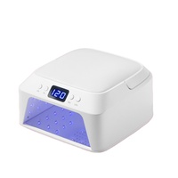 Lampu UV Pengering Kuku Tangan Smart Protect Baru yang Ditingkatkan 48W 71 Beads 4 Pengaturan Timer