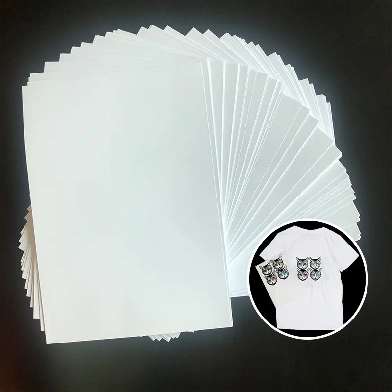 Forever Heat Dark Transfer Papel de impresión Camiseta Sublimación de inyección de tinta Papel de transferencia de calor para camiseta para impresión digital
