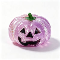 Ensemble de 6 jouets en forme de citrouille scintillants aux couleurs pastel, cadeaux pour Halloween, jouets anti-stress