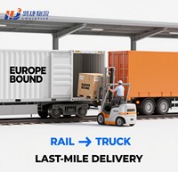 Transporteur de Chine vers l'Europe DDP Rail Truck Dropshipping Agent Serbie Croatie Grèce Express Service Shipping Agent