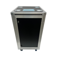 Boîtier de transport empilable 20U IP67 étanche et antichoc de haute qualité OEM/ODM pour amplificateur avec portes coulissantes avant/arrière