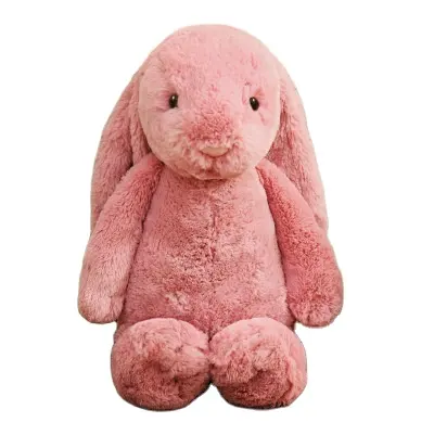 Soft Stuffed Animals Kids Long Ear Bunny Rabbit Sleeping Cute Cartoon Plush Toy Dolls Children Birthday Gift