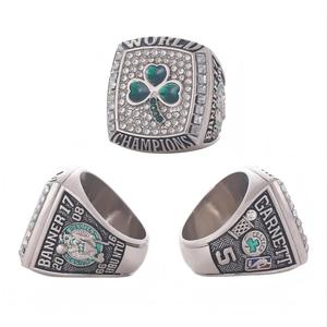 Bague <span class=keywords><strong>de</strong></span> championnat personnalisée <span class=keywords><strong>Celtics</strong></span> Garnett <span class=keywords><strong>Boston</strong></span> Retro Basketball Championship Fashion Exquisite 2008, idéale pour la commémoration - Product Image 1