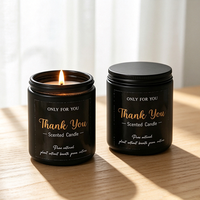 Vela Aromática en Frasco de Vidrio Esmerilado, Fragancia Natural, Fórmula No Tóxica, para Regalos de Boda o Navidad