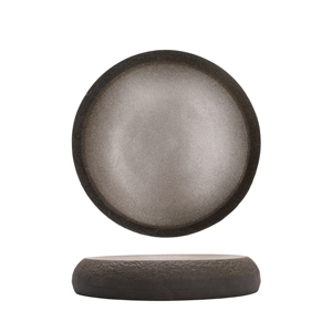 Piatto Piatto Alto Grigio 22 Cm Totem - Product Image 3