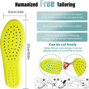 Migliori Inserti per <span class=keywords><strong>Scarpe</strong></span> da Corsa, Ottimi Solette per Alleviare la Pronazione, Solette Sportive Ammortizzanti e Traspiranti in Schiuma PU - Product Image 2