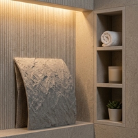 Carrelage en pierre MCM au design moderne et flexible, imperméable, ignifuge, antibactérien, pour la maison, la salle à manger, l'extérieur, la salle de sport, l'hôtel, le salon