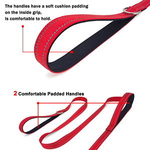 Double Padded Handles Heavy Duty <b>Lead</b> Pet Leash for <b>Training</b> Control - Product Image 3