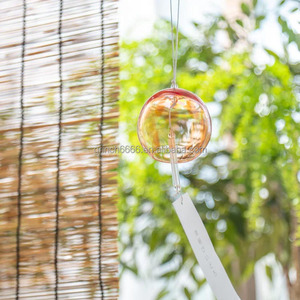 Coloré verre carillons éoliens cloche japonais Edo Furin anniversaire décor à la maison japonais décoratif pendentif cloches - Product Image 3