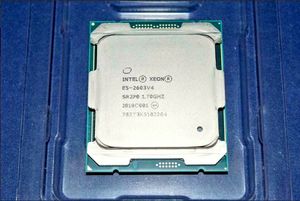 CPU para Servidor JLS Future R730 Dl380g9, CPU de 6 Núcleos de Buena Calidad, CPU E5-2603 V4 al por Mayor, CPU E5-2603 V4 Reacondicionada de 1.7GHz para S - Product Image 1