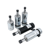 Nouveauté 200W 300W 400W 500W 800W 48V 110V DC moteur de broche de refroidissement par Air avec ER11 ou ER16 recueillir pour Machine de gravure CNC