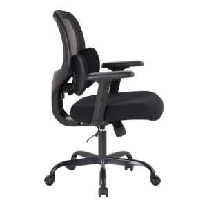 Silla <span class=keywords><strong>de</strong></span> Escritorio Ergonómica <span class=keywords><strong>de</strong></span> Diseño Nuevo <span class=keywords><strong>para</strong></span> Niños y <span class=keywords><strong>Adolescentes</strong></span>, Color Negro, <span class=keywords><strong>para</strong></span> Oficina en Casa, con 180 °   Soporte Lumbar Dinámico con Reposabrazos Ajustables - Product Image 3